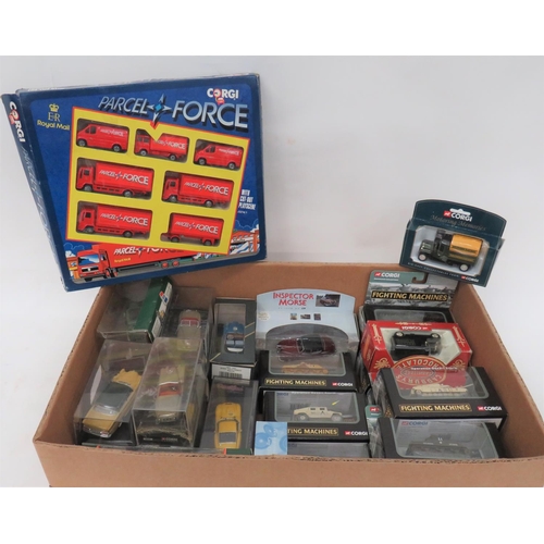 469 - Selection of Boxed Corgi Cars and Fighting Machines
including Ferrari 250 GTO ... MGC hard top ... O... 