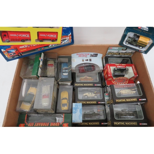 469 - Selection of Boxed Corgi Cars and Fighting Machines
including Ferrari 250 GTO ... MGC hard top ... O... 