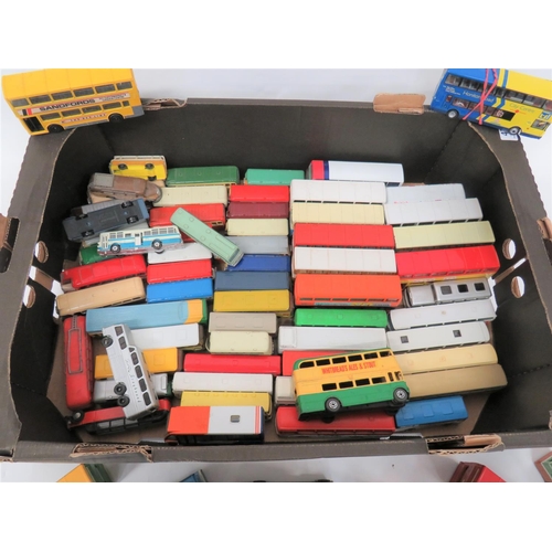 479 - Seventy Various Model Coaches and Buses
including Corgi Metrobus with various adverts ... EFE coache... 