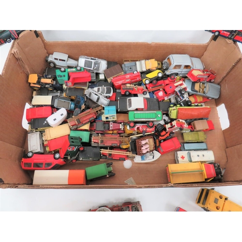 484 - 100 Play Worn Cars and Vans
various makers including Corgi ... SKU ... Lledo ... Matchbox ... Solido... 