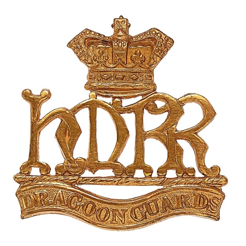 187 - Her Majesty's Reserve Regiment of Dragoon Guards Boer War cap badge circa 1900-01. Good scarce die-s... 