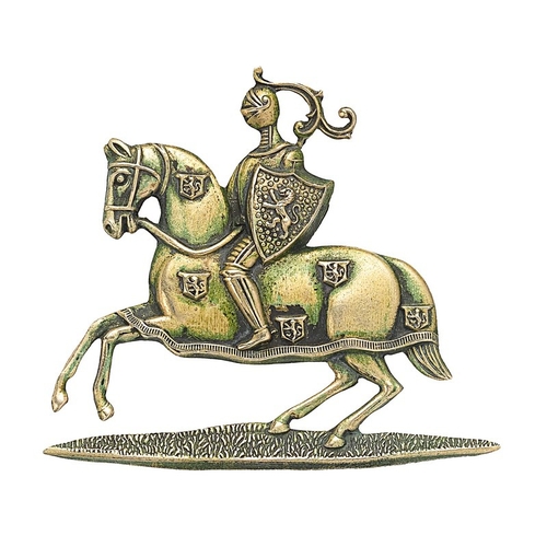 356 - Fife & Forfar Yeomanry NCO's arm badge. Good scarce die-stamped white metal Thane of Fife, as ca... 