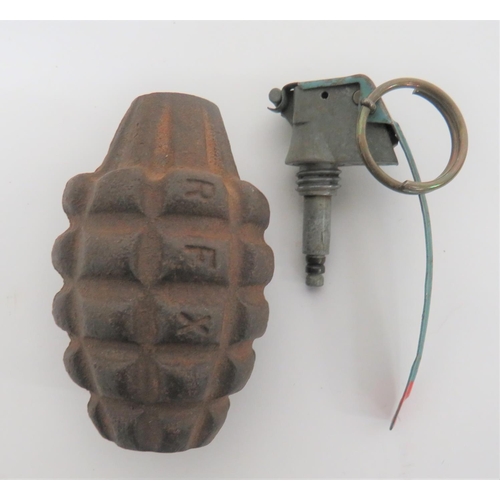 111 - Inert Post War American Grenade
cast fragmentation 