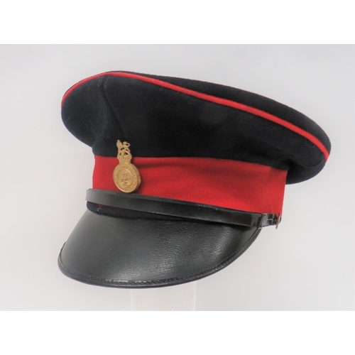 200 - Pre 1952 Royal Devon Yeomanry Artillery Senior NCO's Dress Cap
dark blue crown and body with red pip... 