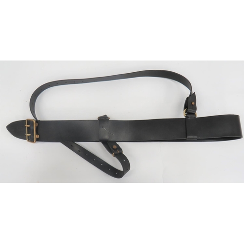 SAM BROWNE BELT Brown Leather Complete Genuine British Military Issue GST290 £38.24 - UK