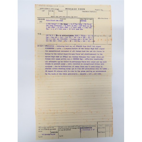 184 - Important D-Day and Later Archive To an Eisenhower Staff Member
all relating to Captain Eric Hooper ... 