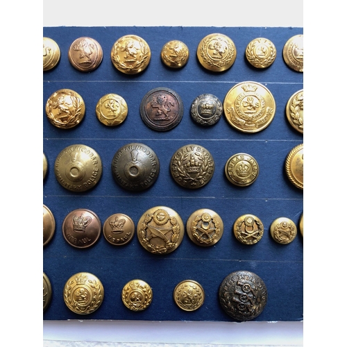 165 - 56 East India Company etc. buttons.  Superb selection of different types, predominantly Victorian Of... 