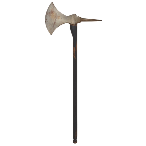 217 - Victorian / Edwardian Life Guards Farriers Ceremonial Axe.  A rare example, the steel axe with a 9 1... 