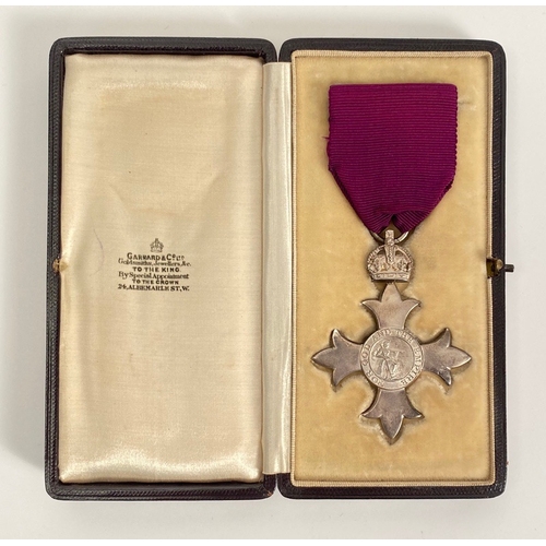 219 - WW1 1917 Member of the Order of the British Empire (MBE) Civil breast badge. Silver Hallmarked Londo... 