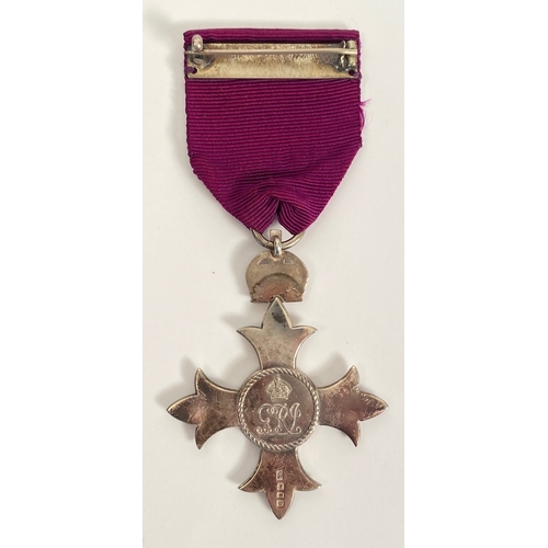 219 - WW1 1917 Member of the Order of the British Empire (MBE) Civil breast badge. Silver Hallmarked Londo... 