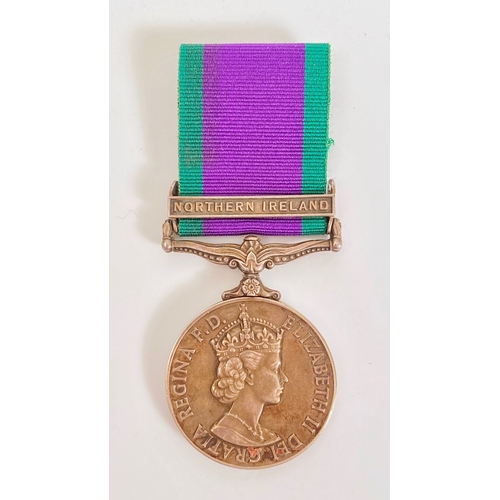 232 - Womens Royal Army Corps General Service Medal, clasp NORTHERN IRELAND. Awarded to W/459607 PTE S.C. ... 