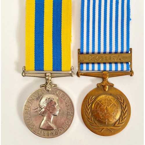 233 - Royal Navy Korean War Pair of Medals. Awarded to D/KX 891762 H. SEED SM. R.N.. Comprising: Korea Med... 