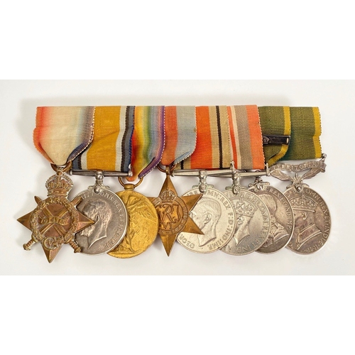 234 - Royal Engineers WW1 / WW2 Territorial Long Service Group of Eight Medals. Awarded to 2203009 C.Q.M. ... 