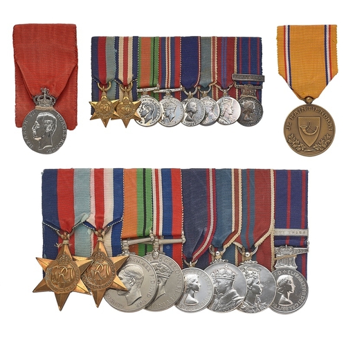 Royal Victorian Medal Royal Household group of ten medals. A fine set ...