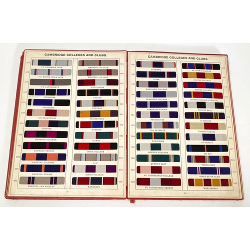 310 - Tailors reference book of regimental colours.  A valuable foolscap reference book entitled Regimenta... 