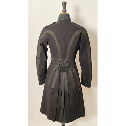 371 - Life Guards Attributed Officers Frock Coat  A good scarce example of dark blue melton cloth. Six dou... 