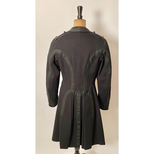 372 - Victorian Officers Frock Coat  A good scarce example of dark blue melton cloth. Eight double rows of... 