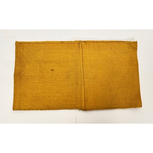 389 - German Third Reich employed on Reich Service armband.  Good yellow slightly coarser cotton band embr... 