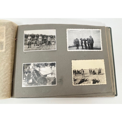 399 - German Third Reich 1936 Infantry Regiment 67  Photograph Album.  The front is embossed with a German... 