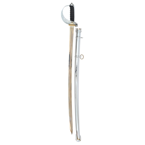 451 - Household Cavalry George VI Period Trooper State Sword.  A very good quality George VI example  Sing... 