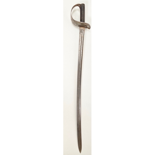 482 - Victorian 1890 Pattern Cavalry Troopers Sword  This example with a single edged blade with fuller, t... 