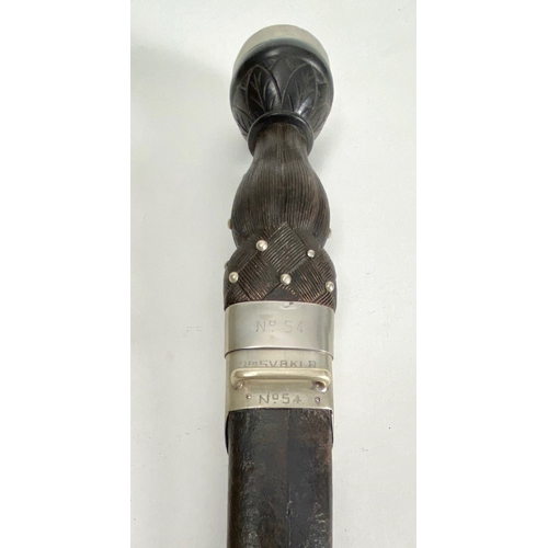 487 - 8th 5VB Liverpool Scottish Pipers Dirk.  A good early 20th Century example. The plain blade with dou... 