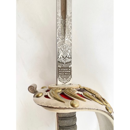 465 - 1st Life Guards Officer state sword of Robert Lindsay Lloyd OBE MC A scarce George V period example ... 