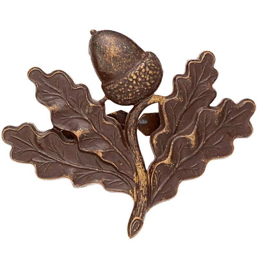 350 - South Nottinghamshire Hussars OSD cap badge.  Good scarce die-cast bronze Acorn with oak slip.     B... 