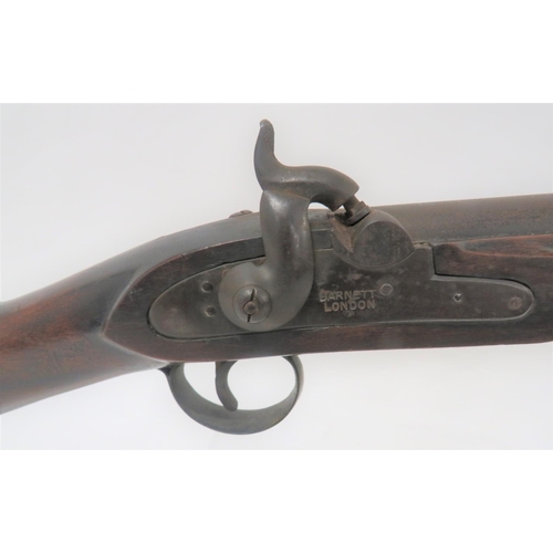 335 - Rare Mid 19th Century Naval Ships Large Musketoon Blunderbuss
25 1/2 inch, steel barrel with flared ... 