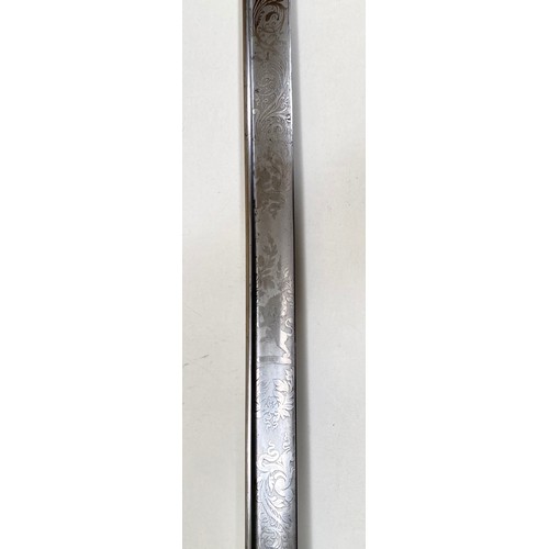 100 - East Indian Company 1828 Addiscombe College Sword of Honour. Presented to later Major John Nixon Sha... 