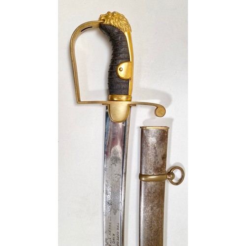 97 - 1847 Presentation Sword From the King of Hanover to the Duke of BeaufortAn impressive Light Cavalry ... 