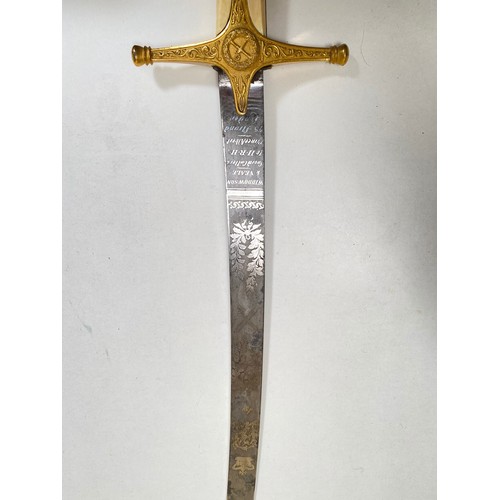 94 - Victorian General Officers Mameluke Sword by Widdowson of London.A very good quality, early Victoria... 