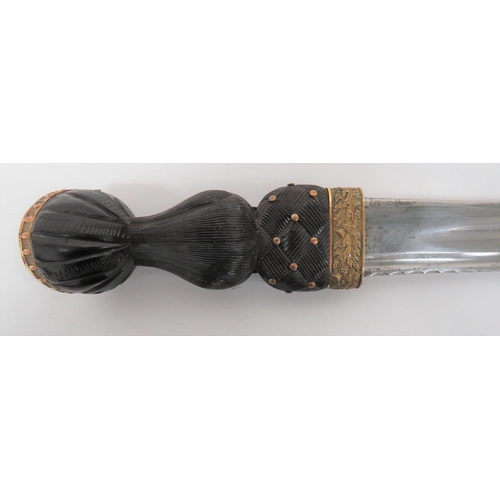 148 - Late 19th Century Scottish Officer's Dress Dirk
13 inch, single edged blade with sharpened back edge... 