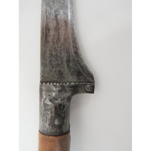 176 - Early 19th Century Indo Persian Peshkabz Knife
11 inch, single edged blade widening at the forte. &n... 