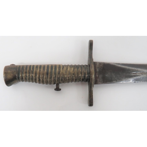 132 - Scarce Ordnance Marked Constabulary Carbine Sword Bayonet
17 inch, double edged blade with short cen... 