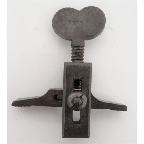 271 - Mid 19th Century Military Issue Mainspring Clamp
steel C clamp with central adjustable tightening ba... 