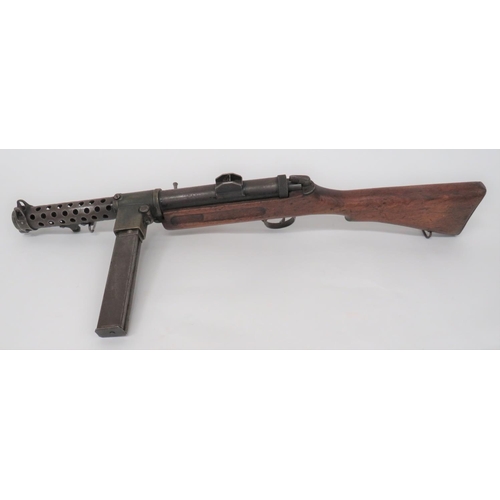 289 - Deactivated WW2 Lanchester MKI* Sub Machine Gun
9 mm, 7 3/4 inch barrel with outer pierced shroud. &... 