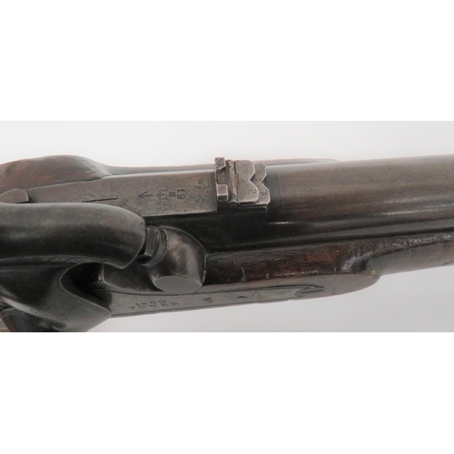 295 - Extremely Rare 1856 Pattern Percussion Rifled Service Pistol Fitted To Take A Detachable Stock
22 bo... 