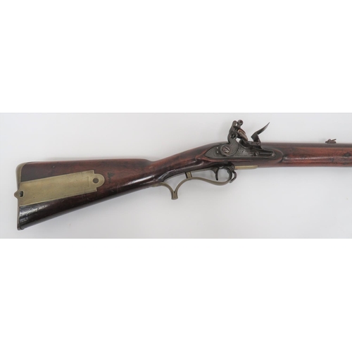 297 - Extremely Rare Baker Rifle Converted To Take A Socket Bayonet
16 bore, 7 groove, 30 1/4 inch, rifled... 