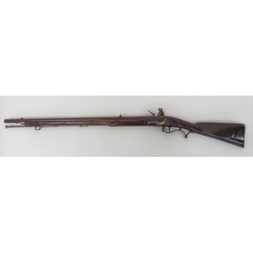 297 - Extremely Rare Baker Rifle Converted To Take A Socket Bayonet
16 bore, 7 groove, 30 1/4 inch, rifled... 