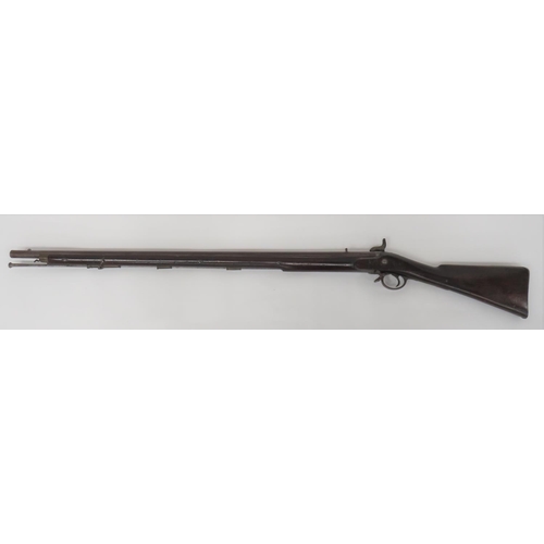 300 - British P1838 Smoothed Military Musket and Bayonet
.750 musket, 39 inch browned barrel.  Front blade... 