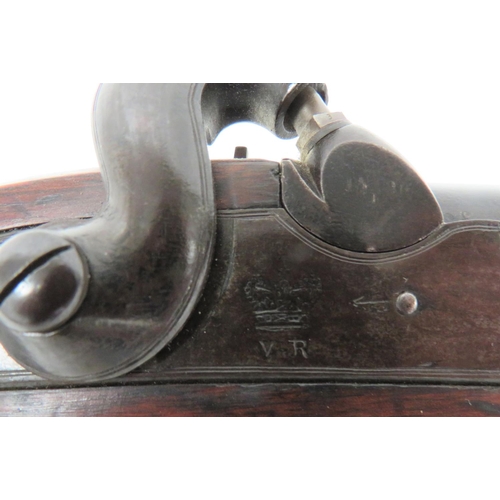 302 - Victorian British Paget P1847 South Salopian Carbine
.650 carbine, smoothbore, 15 3/4 inch barrel. &... 