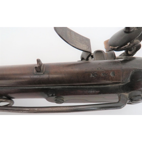 303 - Rare British Baker P1813/27 Cavalry Rifled Carbine
.650 carbine, rifled 20 1/2 inch, browned Damascu... 