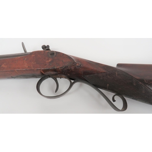 308 - Early 19th Century East India Company Trade Sporting Rifle
47 inch, rifled, semi octagonal barrel. &... 