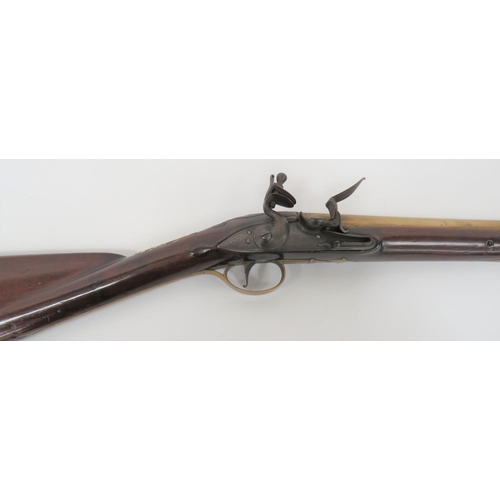 310 - Late 18th Century Heylin London Brass Barrel Carbine
20 inch, smoothbore brass barrel.  The top... 