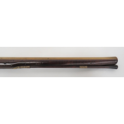 310 - Late 18th Century Heylin London Brass Barrel Carbine
20 inch, smoothbore brass barrel.  The top... 