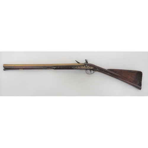 310 - Late 18th Century Heylin London Brass Barrel Carbine
20 inch, smoothbore brass barrel.  The top... 