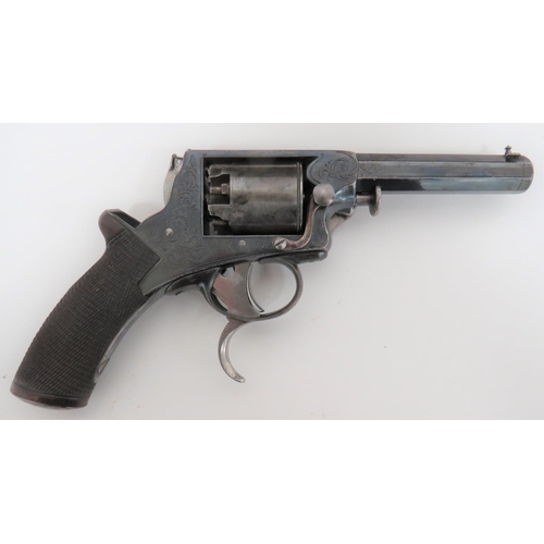 320 - Tranter Patent Double Action Cased Revolver
3 3/4 inch, 120 bore, rifled, blued, octagonal barrel. S... 