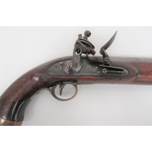 325 - Early 19th Century East India Company Cavalry Flintlock Pistol
9 inch, 16 bore, smoothbore barr... 