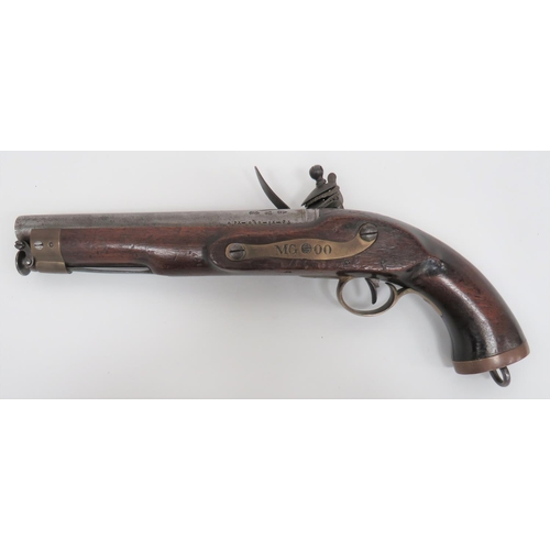 325 - Early 19th Century East India Company Cavalry Flintlock Pistol
9 inch, 16 bore, smoothbore barr... 